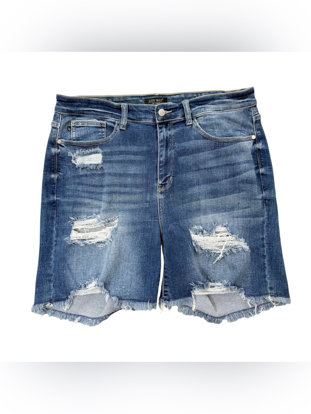 Judy Blue Distressed Denim Shorts 3XL
